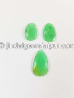 Chrysoprase Rose Cut Slices